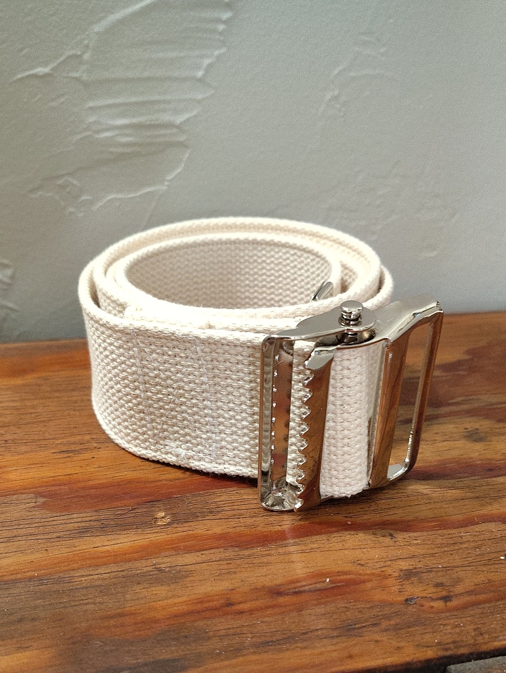 Posey Cream Canvas Wide Belt Adjustable